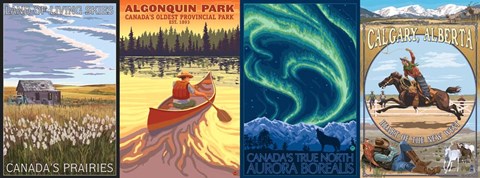 Framed Canadian Pano 1 Print