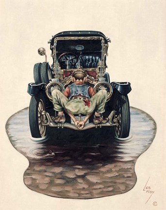 Framed Predicament Rear Print