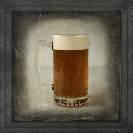 Framed Dorm Room Pub Just Beer 2 Print
