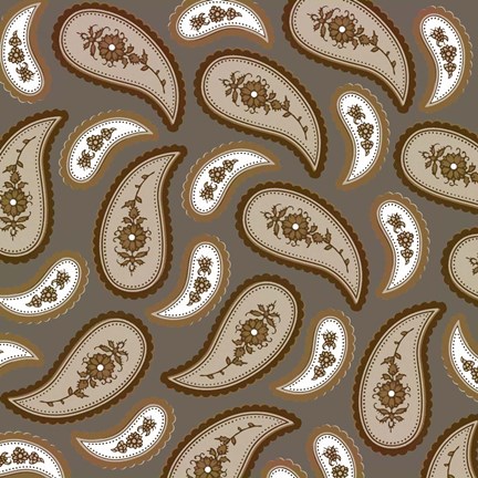 Framed Camo Paisley 2.0 Print