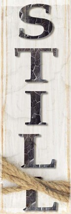 Framed Country Wood Sign V1 3 Print