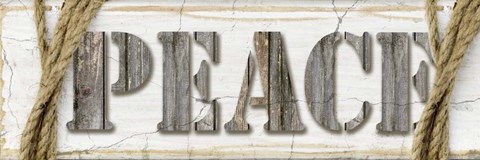 Framed Country Wood Sign V3 1 Print