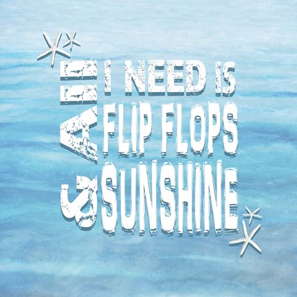 Framed Free Gypsy Sea 2 Print