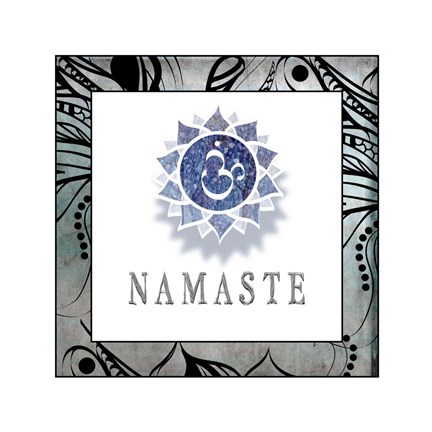 Framed Namaste Symbol 4-1 Print