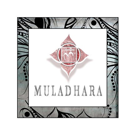 Framed Muladhara Symbol 4 Print