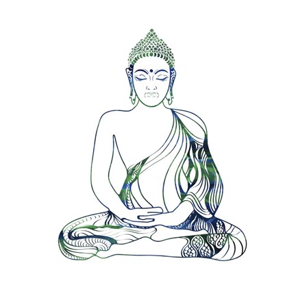 Framed Yoga Symbol V3 Print