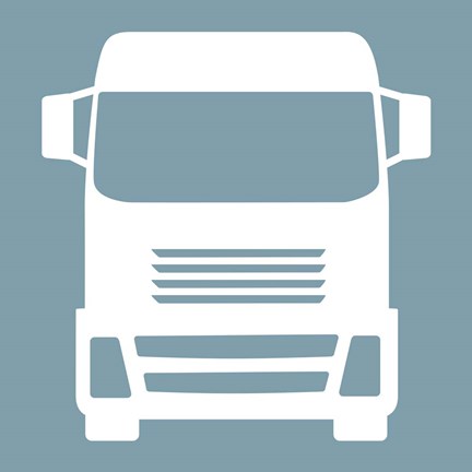 Framed Front View Trucks Set II - Blue Print