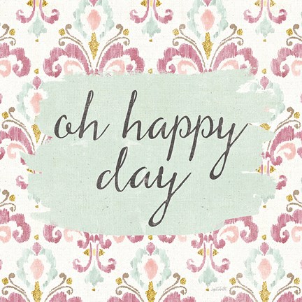 Framed Soft Deco VI Print