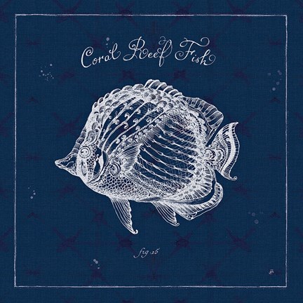 Framed Underwater Life XIV Print