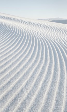 Framed White Sands I no Border Print