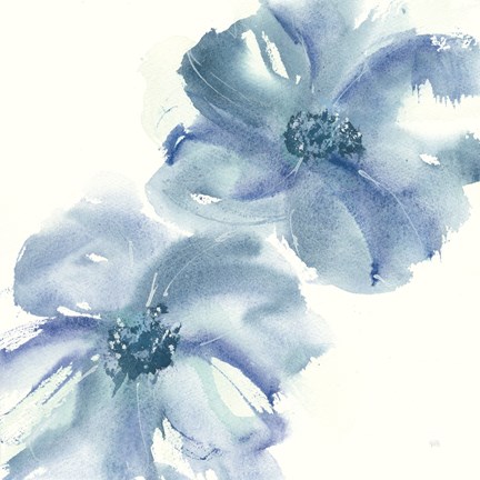 Framed Indigo Mint II Print