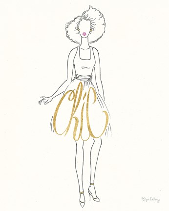 Framed Stylish Sayings II Print