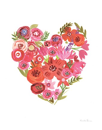 Framed Valentine Chic II no Words Print