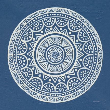 Framed Circle Designs II Print