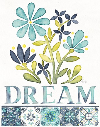 Framed Garden Getaway Inspiration I Print