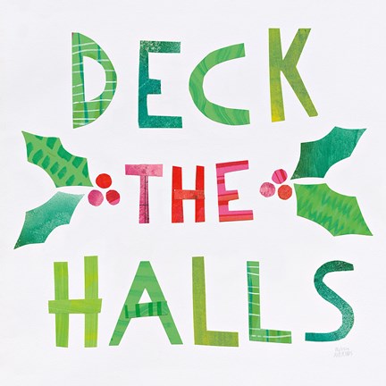 Framed Christmas Collage II Print