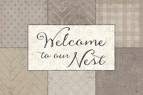 Framed Country Collage III Print