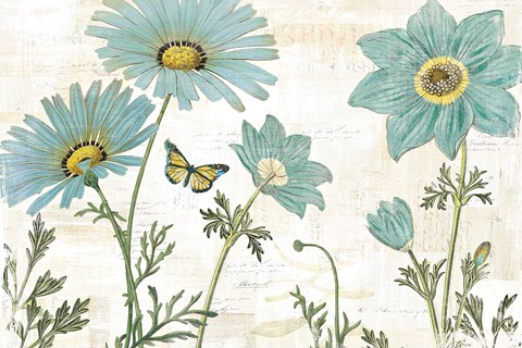 Framed Bloemen Boek I Print