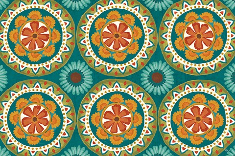 Framed Flourish V Print