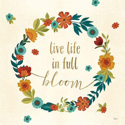 Framed Flourish IV Print