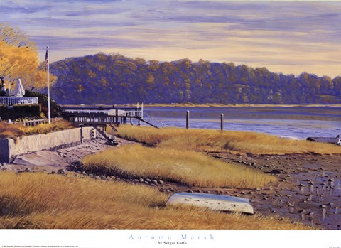 Framed Autumn Marsh Print