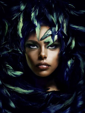 Framed Shimmering Goddess Print