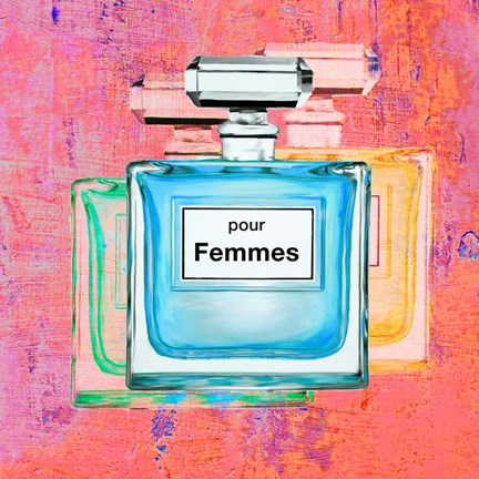 Framed Pour Femmes III Print
