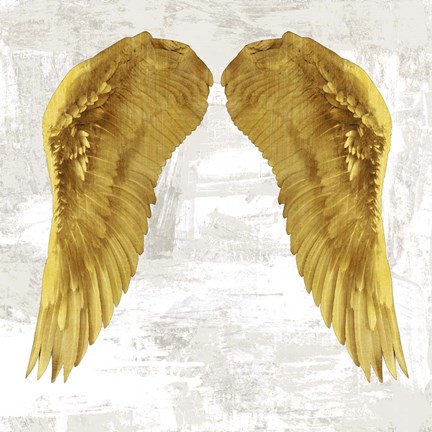 Framed Angel Wings IV Print