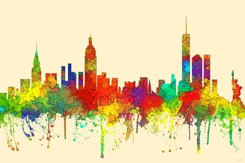 Framed New York NY-SG Print