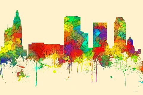 Framed Tulsa Oklahoma-SG Print