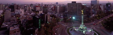 Framed Victory Column in a City, Independence Monument, Mexico City, Mexico Print