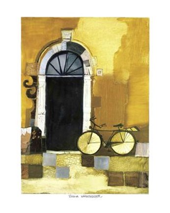 Framed Rosina Wachtmeister - Bicycle Size 15.75x19.75 Print