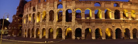 Framed Ruins of an Amphitheater, Coliseum, Rome, Italy Print