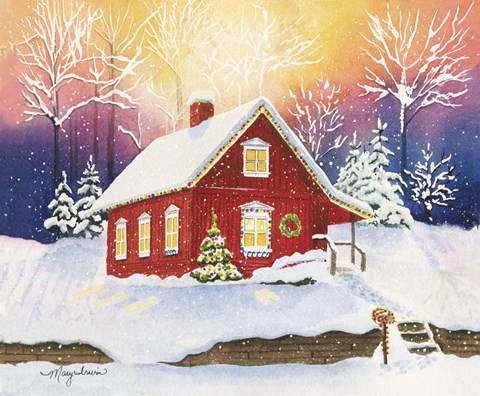 Framed Christmas Eve Magic Print