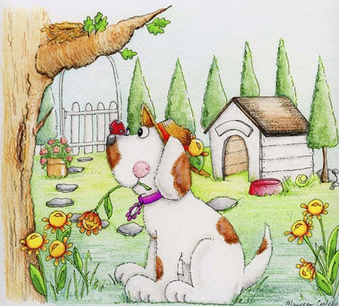 Framed Doggy Delight Print