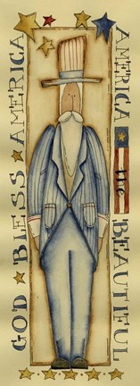 Framed America Print