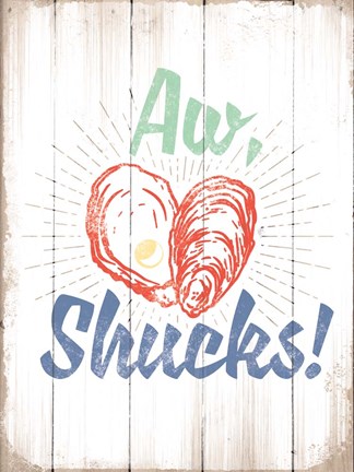 Framed Aw Shucks Print