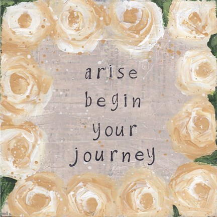 Framed Arise Flowers Print