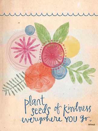 Framed Plant Seeds of Kindness Print