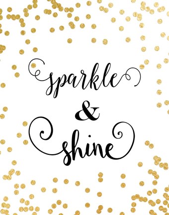 Framed Sparkle &amp; Shine Print