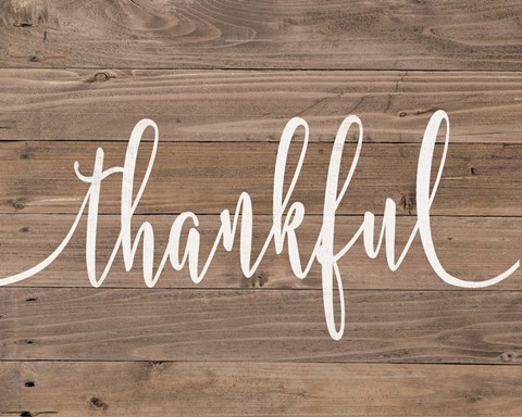 Framed Rustic Faith Script Print