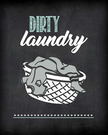 Framed Dirty Laundry Print