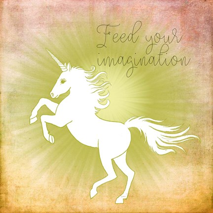 Framed Feed Your Imagination Print