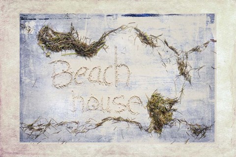 Framed Beach House Print