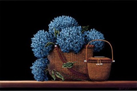 Framed Nantucket Blue Print