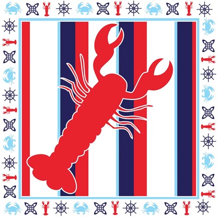 Framed Ahoy XVI Print