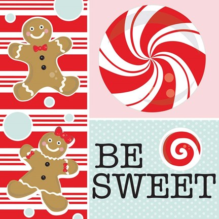 Framed Be Sweet IX Print