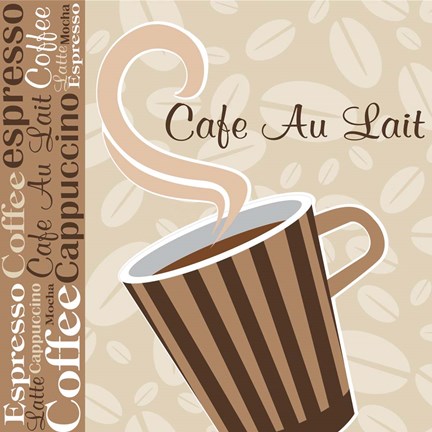Framed Cafe Au Lait Cocoa Latte IX Print