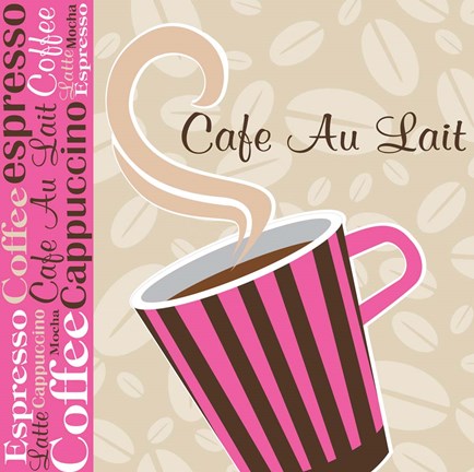 Framed Cafe Au Lait Cocoa Punch I Print