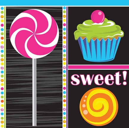 Framed Candy Craze V Print
